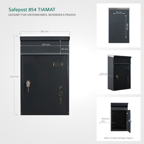 Safepost 854 TIAMAT Briefkasten – Bild 5