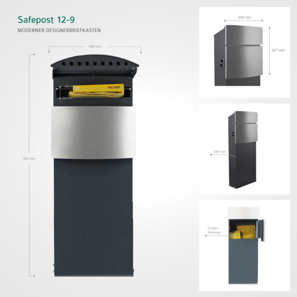 Safepost 12-9 Standbriefkasten – Bild 6