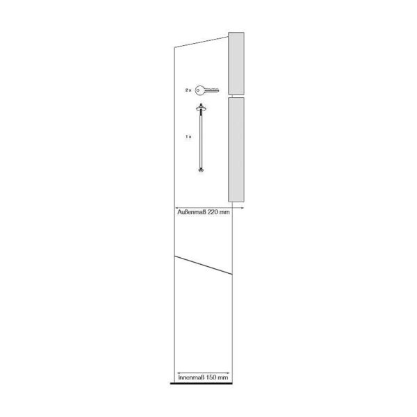 Safepost 12-9 Standbriefkasten – Bild 9
