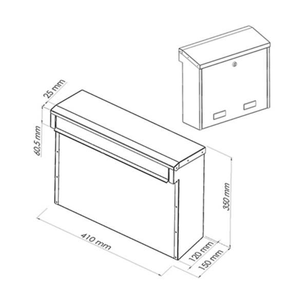 ScanPro 925 Zaunbriefkasten – Bild 4