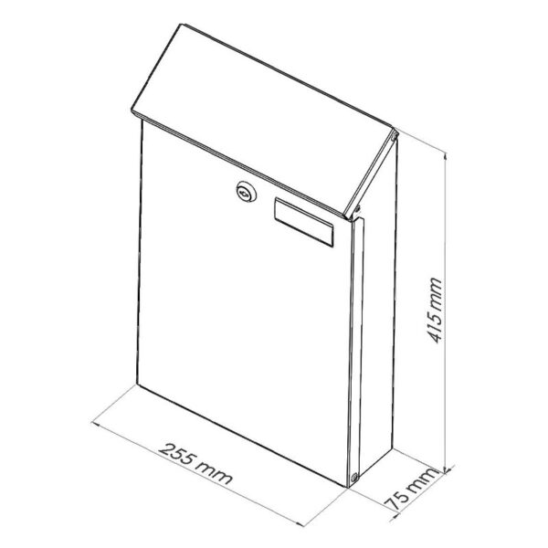 ScanPro 958 Wandbriefkasten – Bild 2