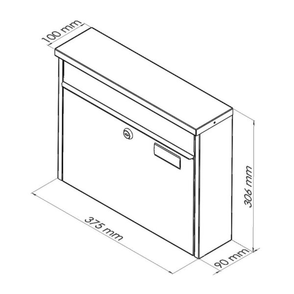 ScanPro 967 Wandbriefkasten – Bild 3