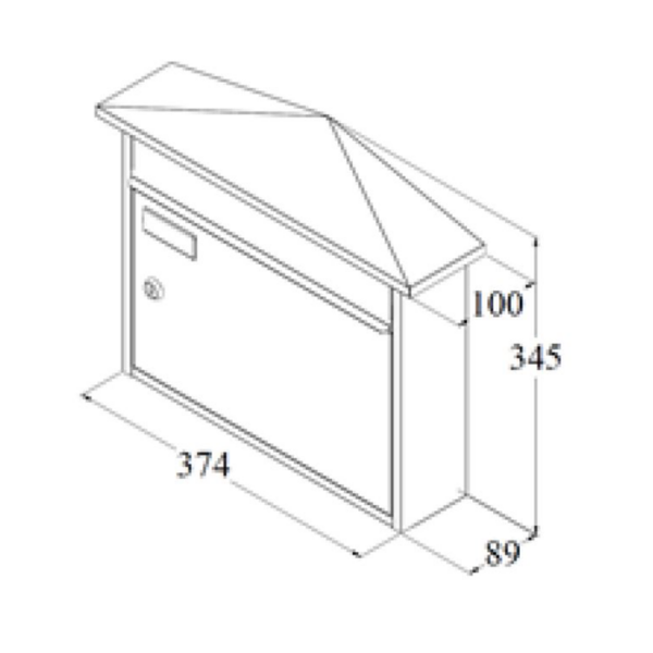 ScanPro 969 Wandbriefkasten – Bild 2