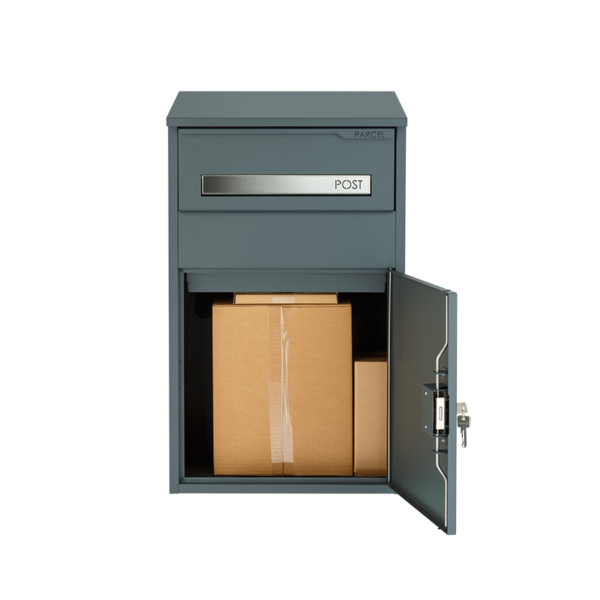 Safepost PK9004PZ Großer Paket-Briefkasten mit Halbzylinder – Bild 4