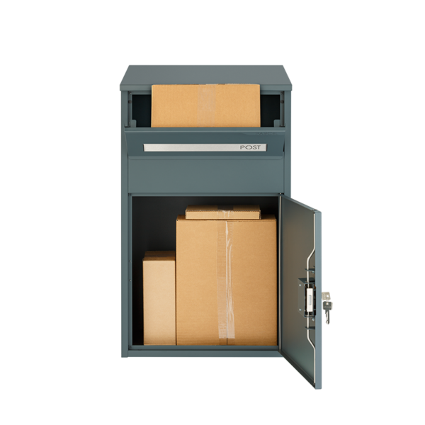 Safepost PK9004PZ Großer Paket-Briefkasten mit Halbzylinder – Bild 5
