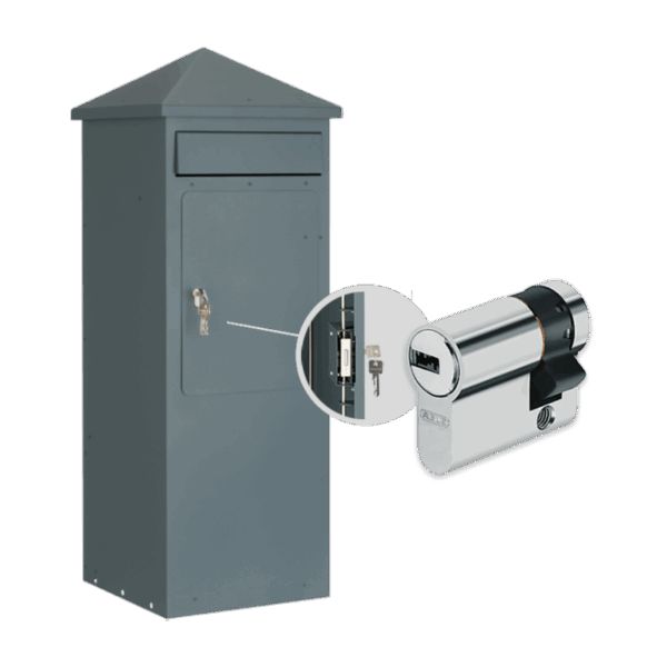 Safepost 110PZ Briefkasten mit Profilzylinder