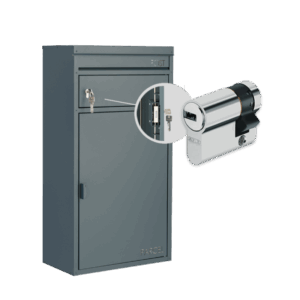 Safepost 65PZ Paketbox mit Profilzylinder