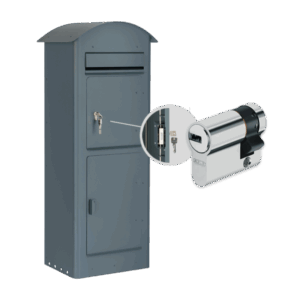 Safepost 80PZ Paketbox mit Profilzylinder